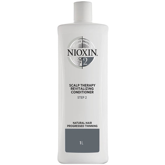 Nioxin System 2 Scalp Therapy Conditioner for Natural Hair with Progressed Thinning 1000ml