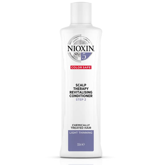 Nioxin System 5 Scalp Therapy Conditioner for Chemically Treated Hair with Light Thinning 300ml