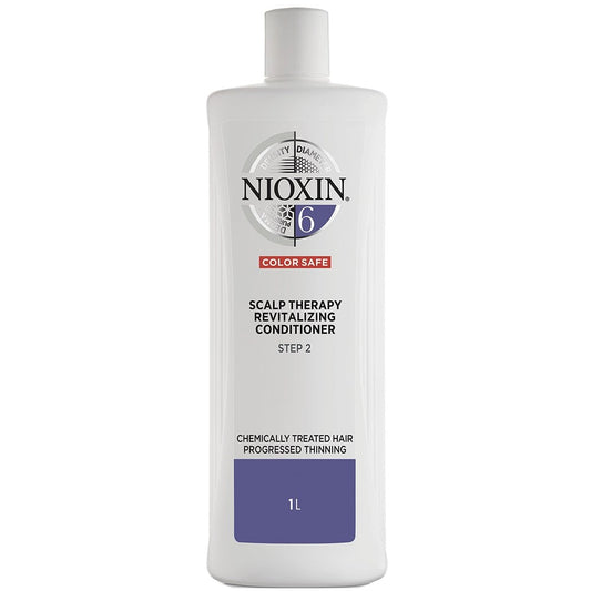 Nioxin System 6 Scalp Therapy Conditioner for Chemically Treated Hair with Progressed Thinning 1000ml