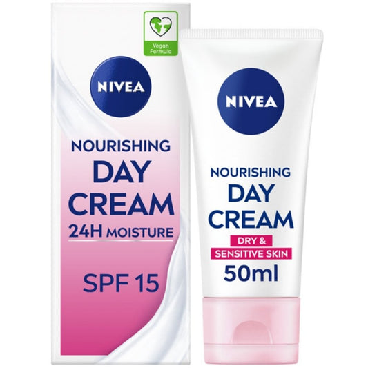 Nivea 24H Nourishing Day Cream SPF15 50ml