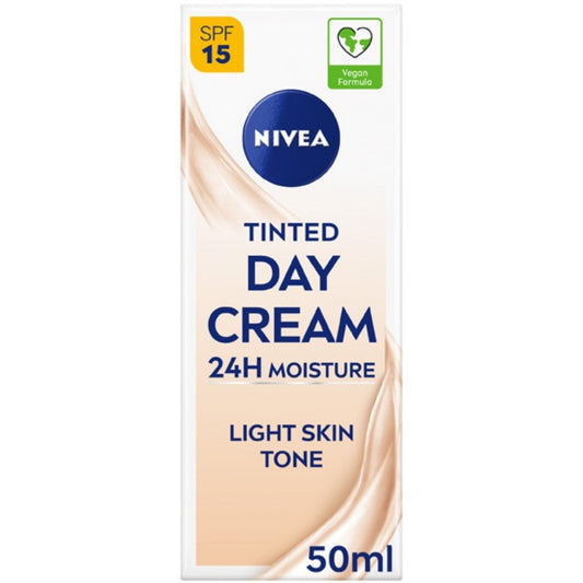 Nivea 24H Tinted Day Cream Light Skin Tones SPF15 50ml