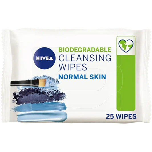 Nivea Biodegradable 3 In 1 Refreshing Cleansing Wipes Pack of 25