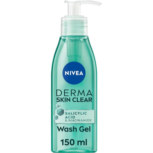 Nivea Derma Skin Clear Face Wash Gel 150ml