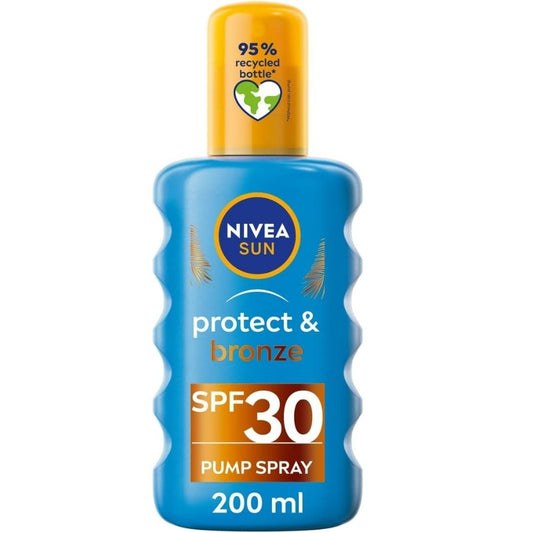 Nivea Sun Protect & Bronze Sun Cream Spray SPF30 200ml