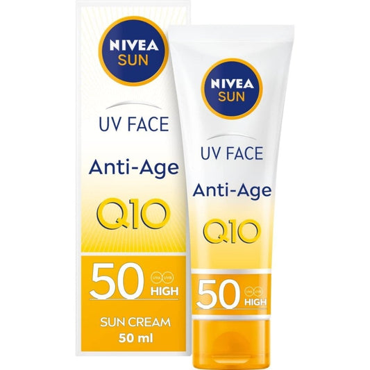 Nivea Sun Q10 UV Face Anti-Age Sun Cream SPF50 50ml