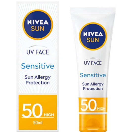 Nivea Sun UV Face Sensitive Sun Allergy Protection SPF50 50ml