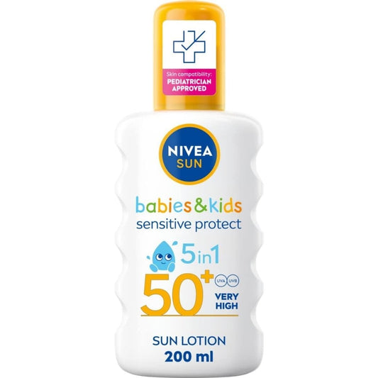 Nivea Sun Babies & Kids Sensitive Protect Sun Cream Spray SPF50+ 200ml