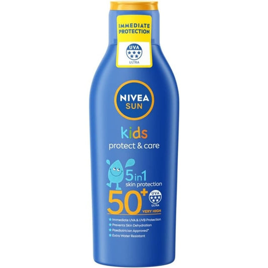 Nivea Sun Kids Protect & Care 5-In-1 Sun Lotion SPF50+ 200ml