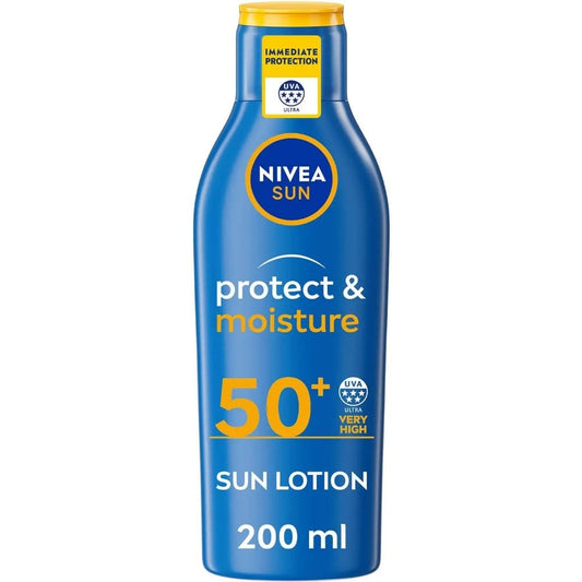 Nivea Sun Protect & Moisture Sun Cream Lotion SPF50+ 200ml