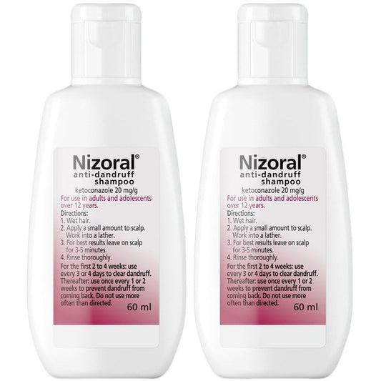 Nizoral Anti-Dandruff Shampoo Duo 2 x 60ml