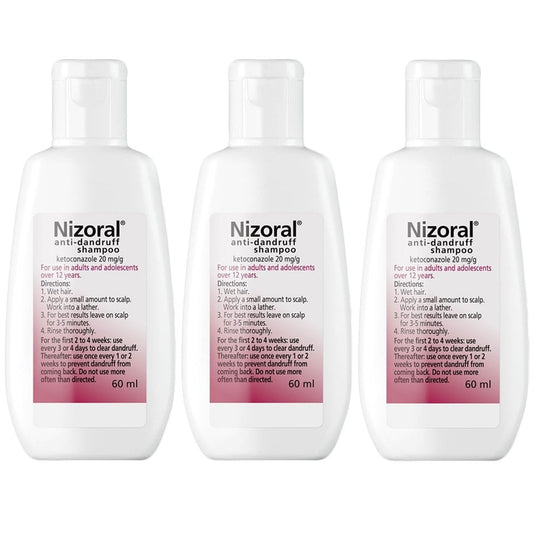 Nizoral Anti-Dandruff Shampoo Trio 3 x 60ml