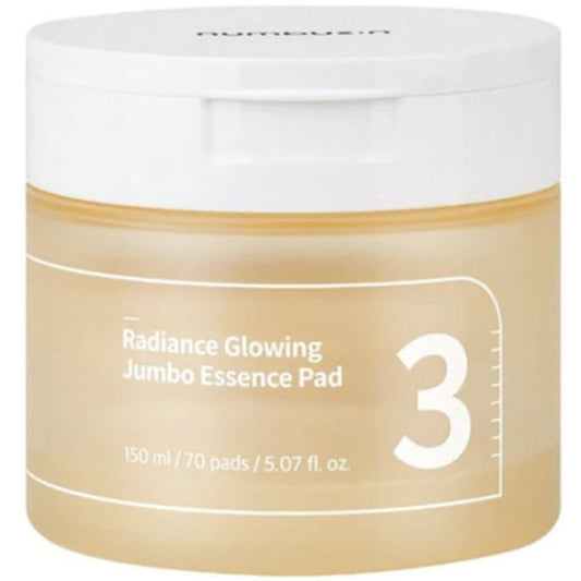 Numbuzin No. 3 Radiance Glowing Jumbo Essence Pad x70