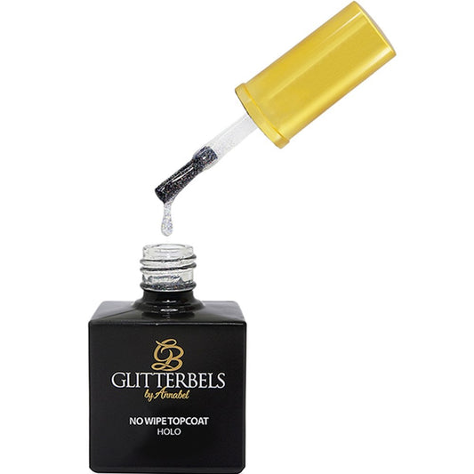 Glitterbels No Wipe Top Coat Holo 17ml