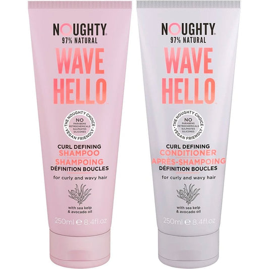 Noughty Wave Hello Curl Defining Shampoo & Conditioner Twin 2 x 250ml