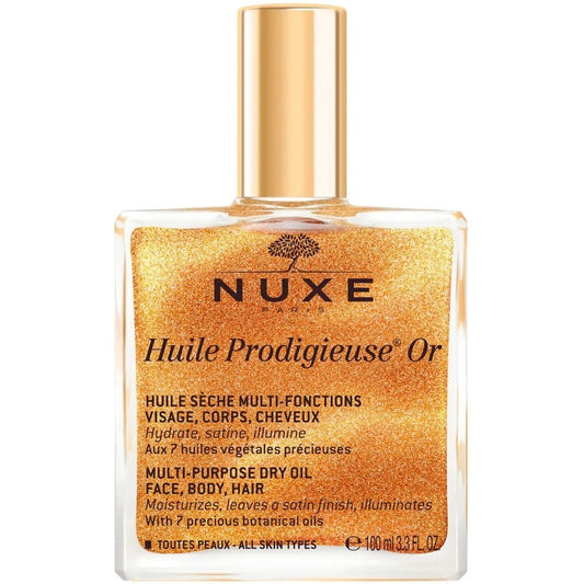 Nuxe Huile Prodigieuse Multi-purpose Golden Shimmer Oil 100ml