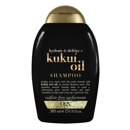 OGX Hydrate & Defrizz+ Kukui Oil Shampoo 385ml