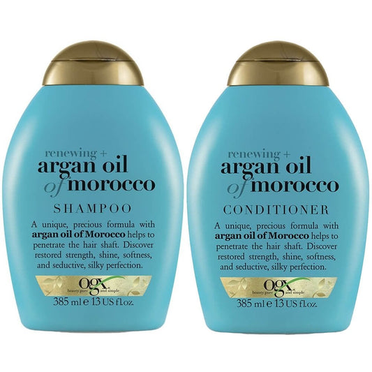 OGX Renewing+ Argan Oil of Morocco Damage Repair Shampoo & Conditioner Twin 2 x 385ml