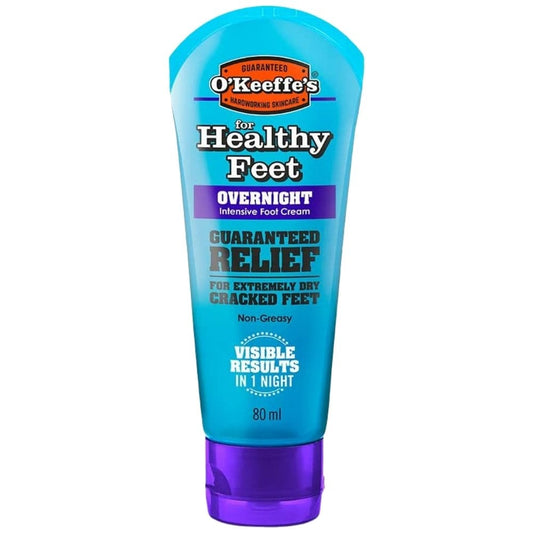 O'Keeffe's Healthy Feet Overnight Intensive Foot Cream Tube 80ml