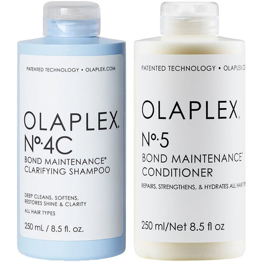 Olaplex 4C Clarifying Shampoo & No 5 Bond Conditioner Twin 2 x 250ml