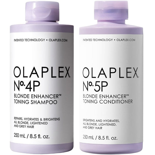 Olaplex Blonde Toning Shampoo No 4P & No 5P Blonde Enhancer Toning Conditioner Twin 2 x 250ml