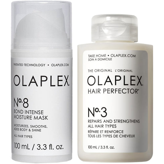 Olaplex No 3 Hair Perfector 100ml & No 8 Bond Intense Moisture Mask 100ml Twin