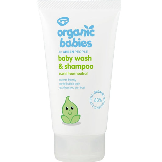 Green People Organic Babies Baby Wash & Shampoo Scent Free 150ml