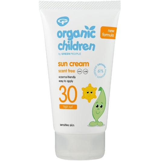 Green People Organic Children Scent Free Sun Lotion SPF30 150ml