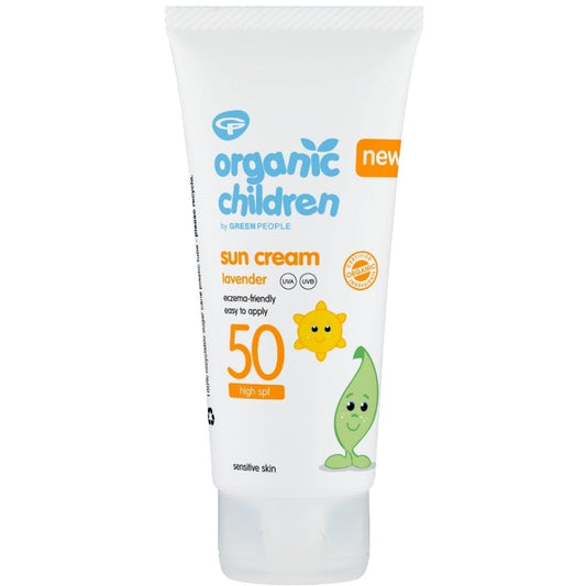 Green People Organic Children Sun Cream Lavender SPF50 100ml