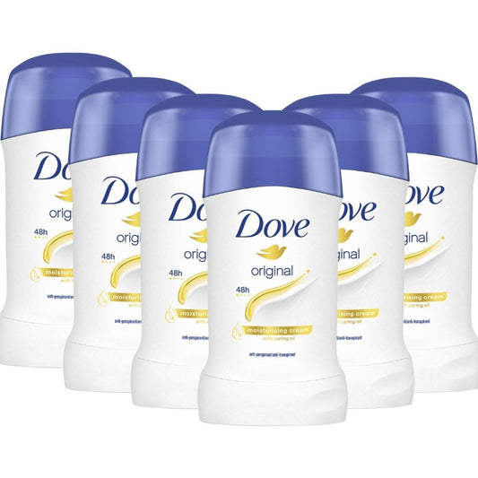 Dove Original Anti-Perspirant Deodorant Stick Multipack 6 x 40ml