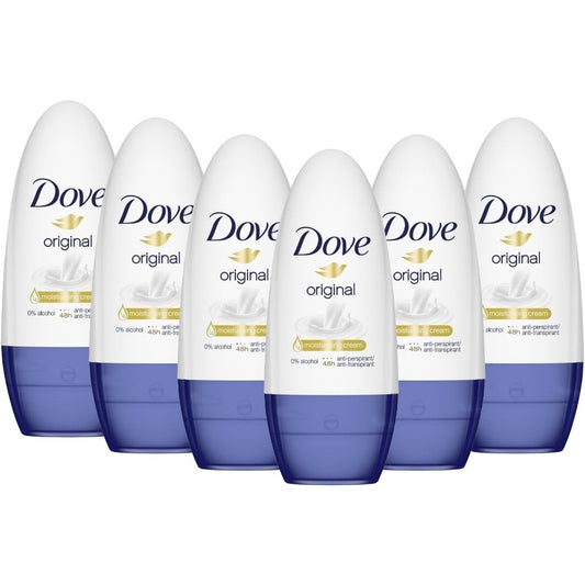 Dove Original Anti-Perspirant Roll-On Deodorant Multipack 6 x 50ml