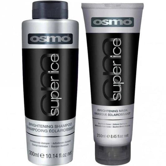 Osmo Super Ice Brightening Shampoo 300ml & Brightening Mask 250ml Twin