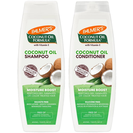 Palmer's Coconut Oil Formula Moisture Boost Shampoo & Conditioner Twin 2 x 400ml