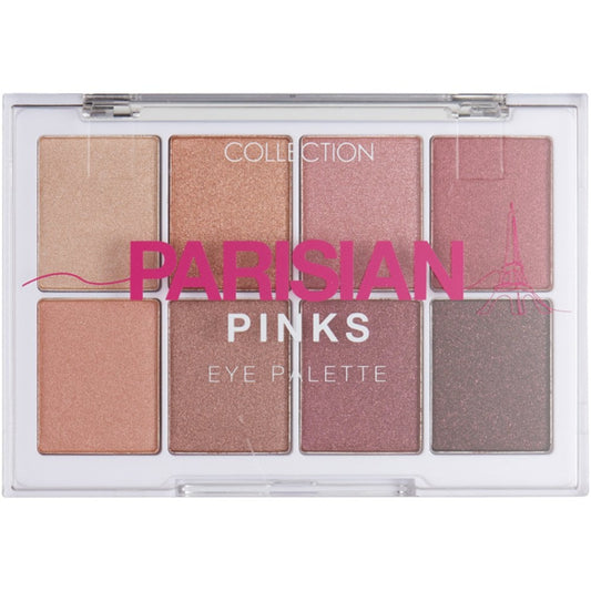 Collection Cosmetics Parisian Pinks 8 Colour Eyeshadow Palette