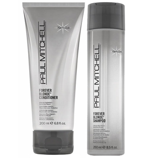 Paul Mitchell Forever Blonde KerActiv Repair Shampoo 250ml & Conditioner 200ml Twin