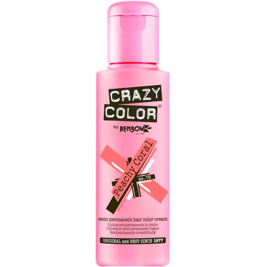 Crazy Colour Peachy Coral Hair Dye 100ml