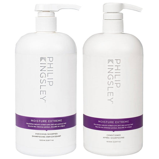 Philip Kingsley Moisture Extreme Enriching Shampoo & Conditioner Twin 2 x 1000ml