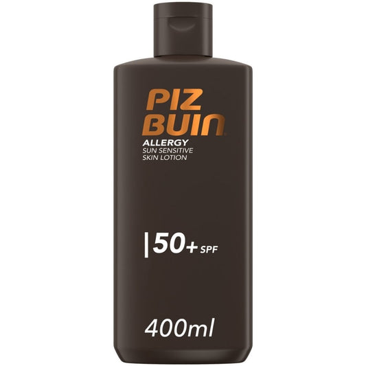 Piz Buin Allergy Sun Sensitive Skin Lotion Sunscreen SPF50+ 400ml