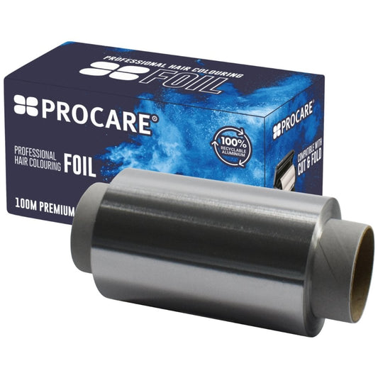 Procare Premium Silver Hair Foil 100mm x 100mtr