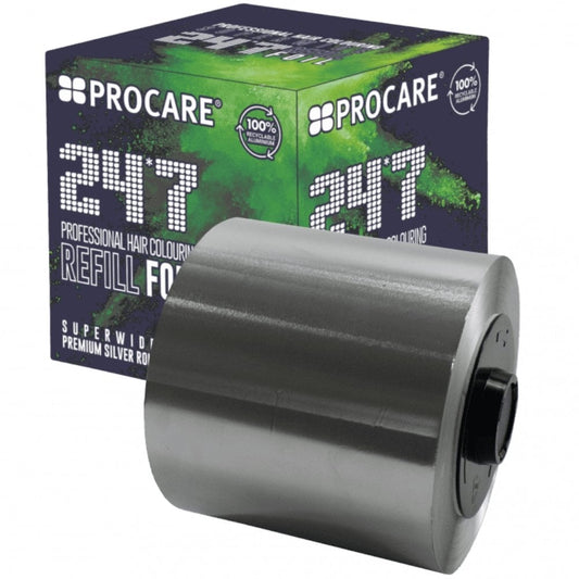 Procare Premium Superwide Silver 24/7 Hair Foil Refill Roll 120mm x 450mtr