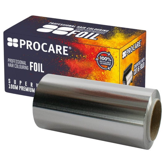 Procare Premium Superwide Silver Hair Foil 120mm x 100mtr