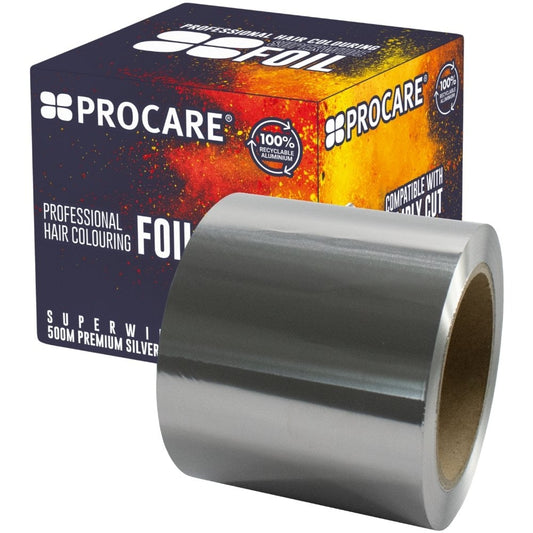 Procare Premium Superwide Silver Hair Foil 120mm x 500mtr