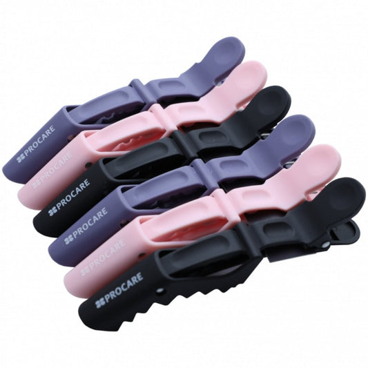 Procare Professional Hair Colouring Gator Clips Pack of 6