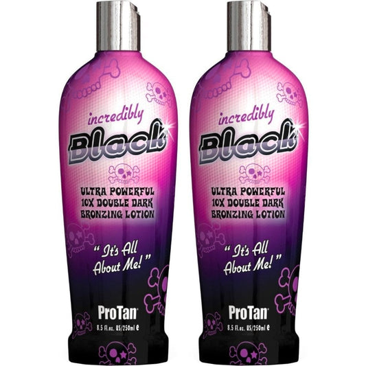 ProTan Incredibly Black Bronzing Tanning Accelerator Lotion Twin Pack 2 x 250ml