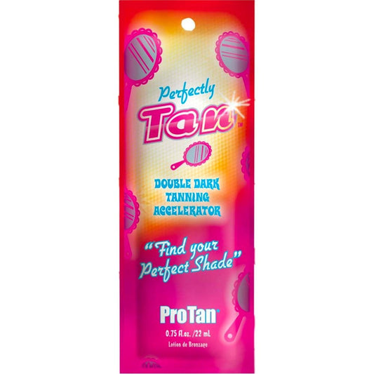 ProTan Perfectly Tan Double Dark Tanning Accelerator Lotion Sachet 22ml