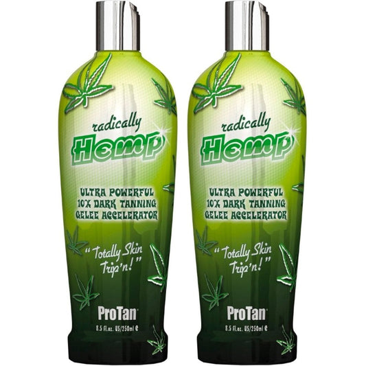 ProTan Radically Hemp Gelee Tanning Accelerator Twin Pack 2 x 250ml