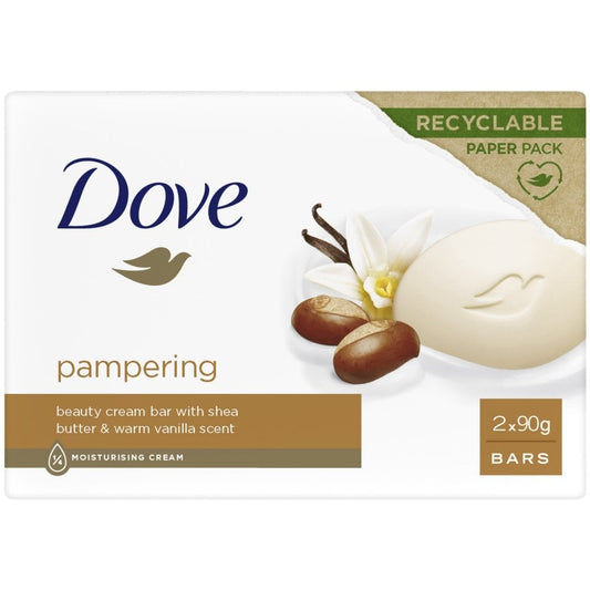 Dove Purely Pampering Beauty Bar Shea Butter 2 x 90g