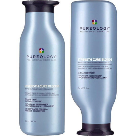 Pureology Strength Cure Blonde Purple Shampoo & Conditioner Twin 2 x 266ml