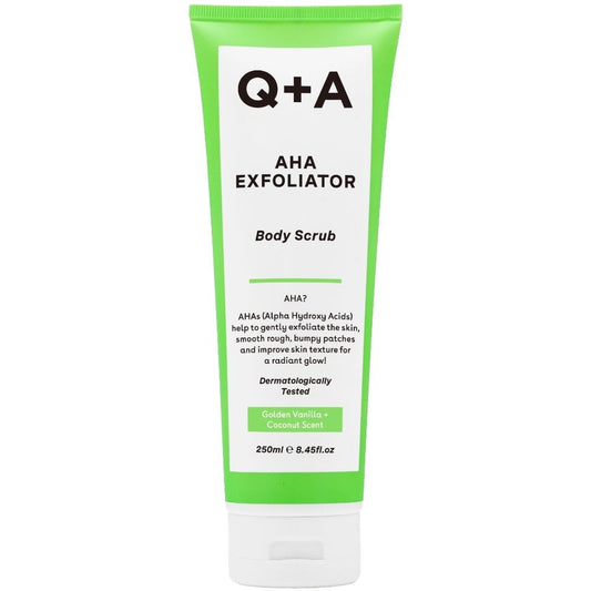 Q+A AHA Exfoliator Body Scrub 250ml