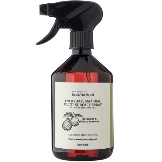 Read The Label London Natural Multi-Surface Cleaner Bergamot & Grosso Lavender 500ml