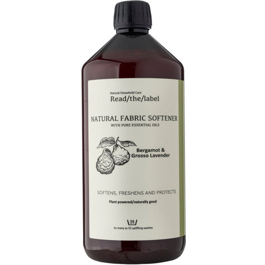 Read The Label London Natural Fabric Softener Bergamot & Grosso Lavender 1000ml